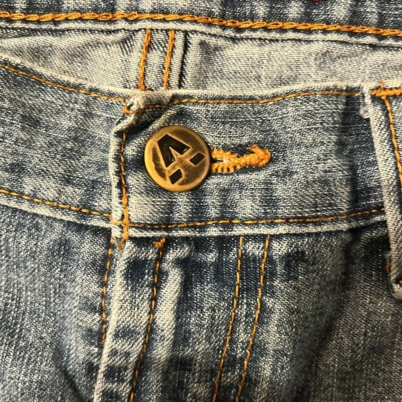 Vintage previously hemmed Perry Ellis America jeans, 34x27 - Picture 7 of 10